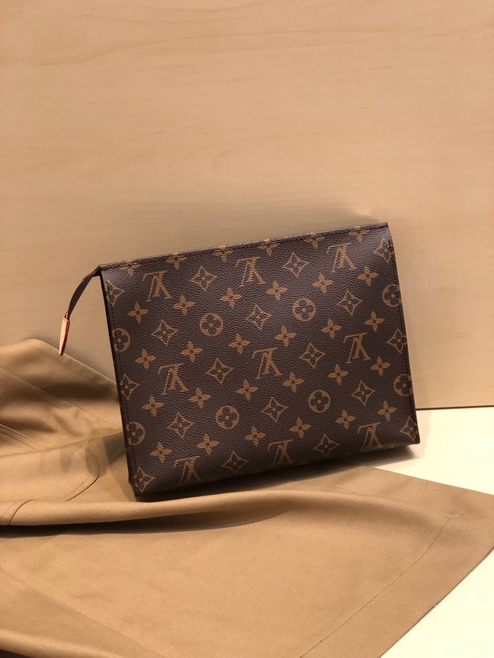 Louis Vuitton 2020 Monogram Clutch Bag,26cm - 루이비통 2020 모노그램 남여공용 클러치백 M47542,LOUB1662 ,26cm,브라운