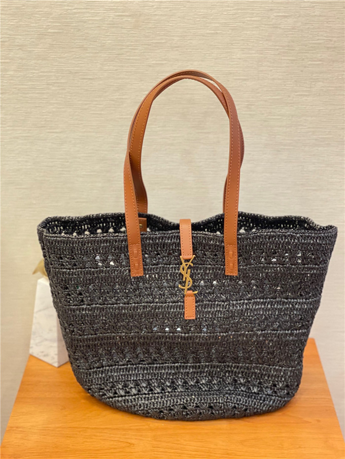 Saint Laurent  생로랑 페니어 라피아 토드백  688221