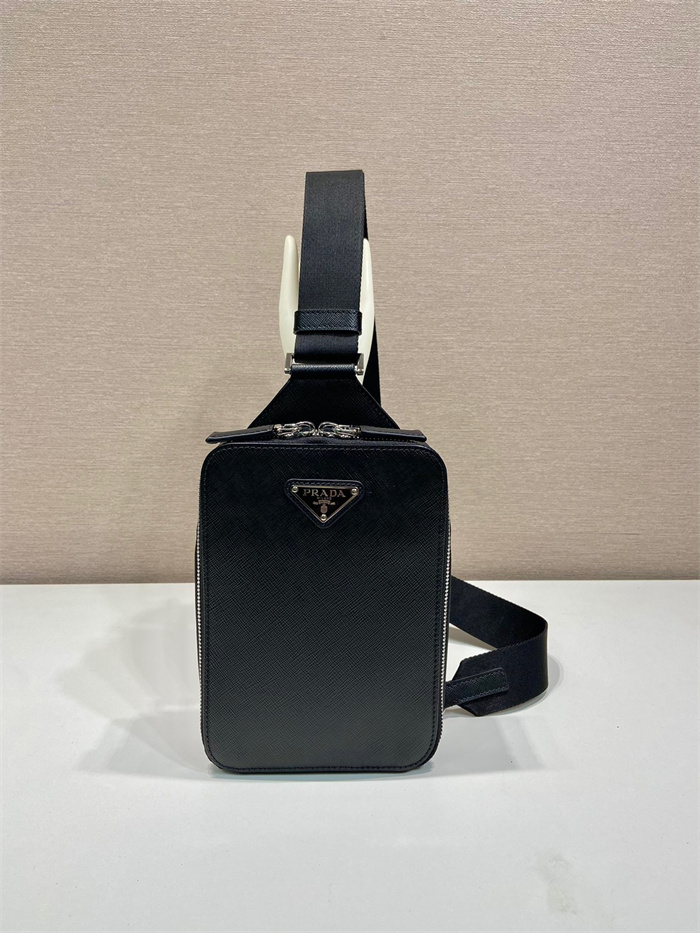 PRADA  프라다 사피아노 로고 크로스백 힙색 2VZ106