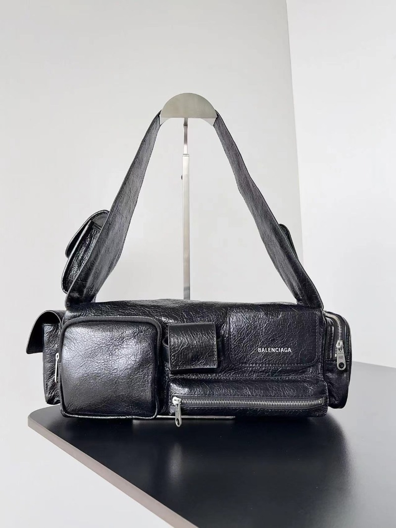 BALENCIAGA 발렌시아가 아레나 램스킨 슈퍼비지 슬링백