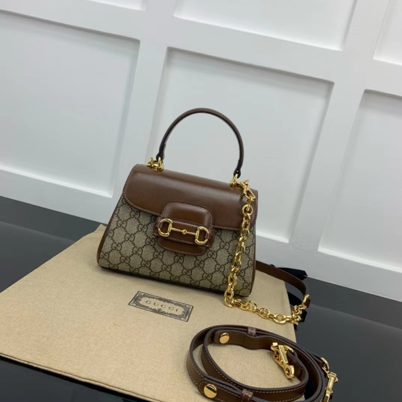 GUCCI 구찌 홀스빗 1955 탑핸들 미니백