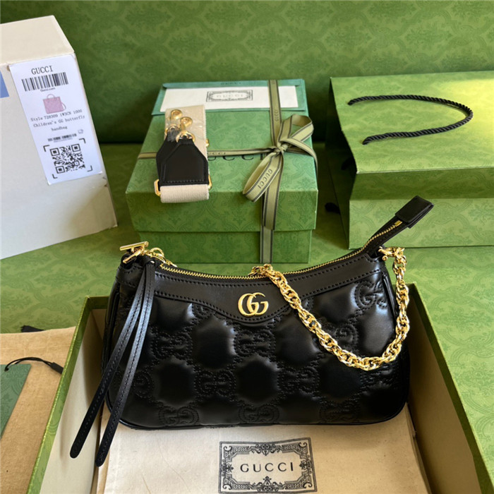 Gucci 구찌 GG 마틀라세 레더 핸드백 735049