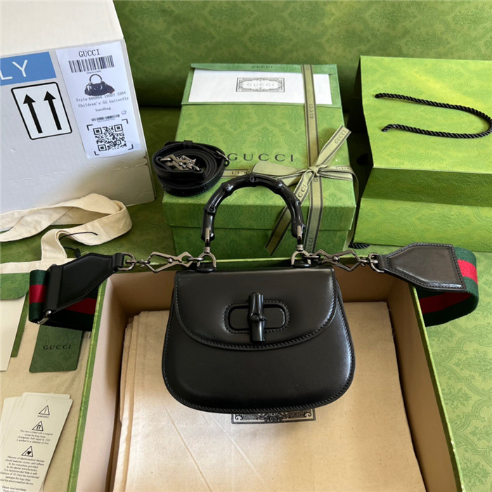 GUCCI 구찌 점보 GG 뱀부 미니 핸드백 686864