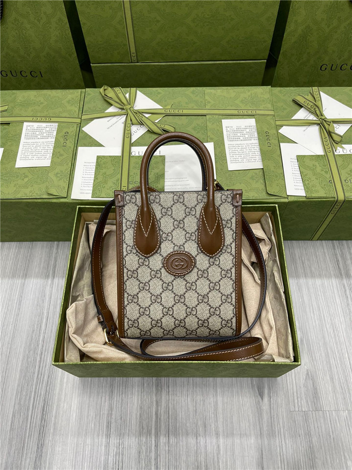 GUCCI 구찌 인터로킹 G 미니 토트백 671623