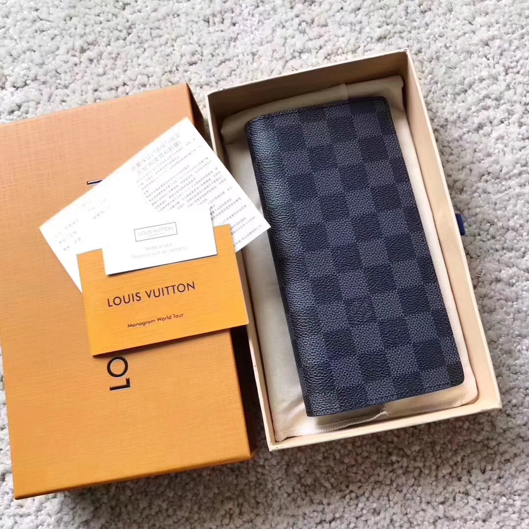  Louis Vuitton 루이비통 다미에 그라피트 브라짜 장지갑 N62665