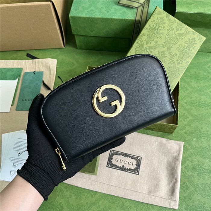 GUCCI 구찌 블론디 지퍼 장지갑 725216