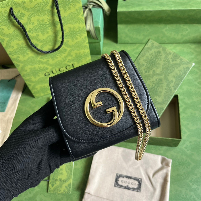 GUCCI  구찌 블론디 미디엄 체인 지갑 725219