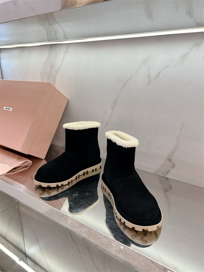 MIUMIU 미우미우 여성용 스노우 부츠 M26696-1 2024/신상