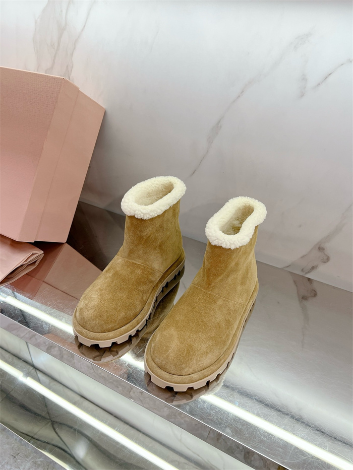 MIUMIU 미우미우 여성용 스노우 부츠 M26696-2 2024/신상