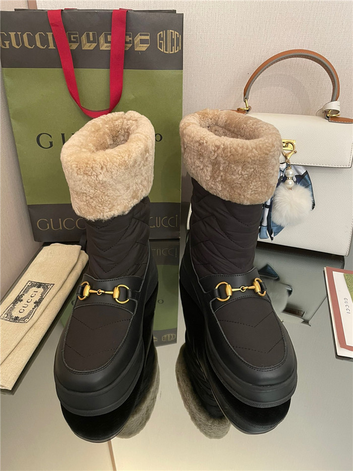 GUCCi 구찌 여성용 털부츠 G40008