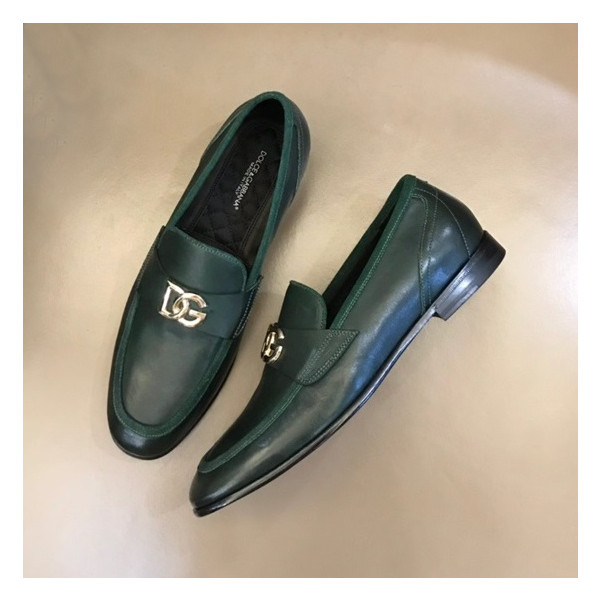 DOLCE & GABBANA 돌체앤가바나 판토폴라 레더 로퍼