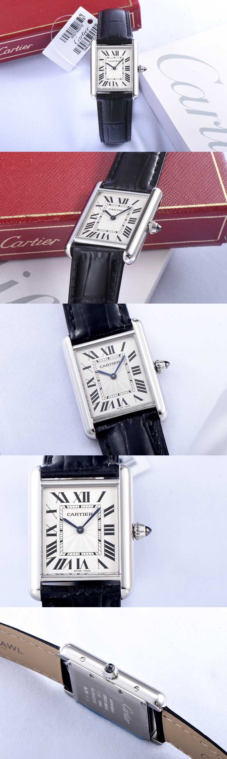 [Cartier]까르띠에 탱크 루이 남성용-77 쿼츠 WGTA0011 (LARGE)