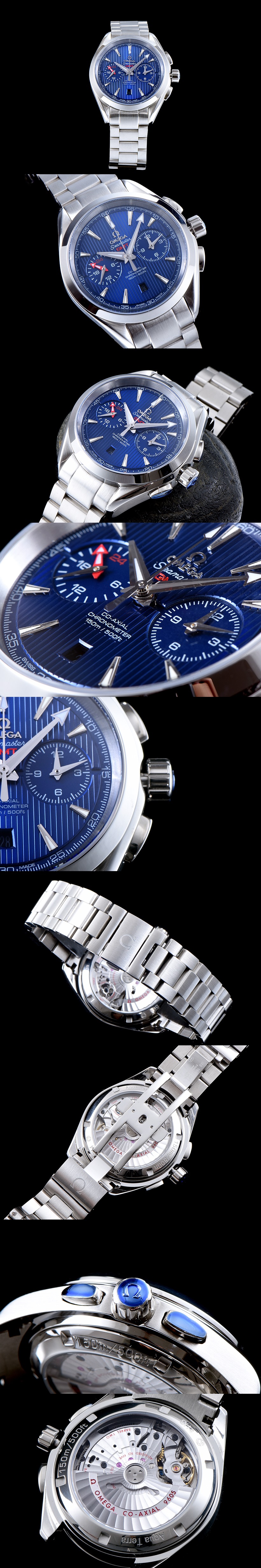 [OMEGA]오메가 씨마스터 아쿠아테라 GMT 231.10.43.52.03.001