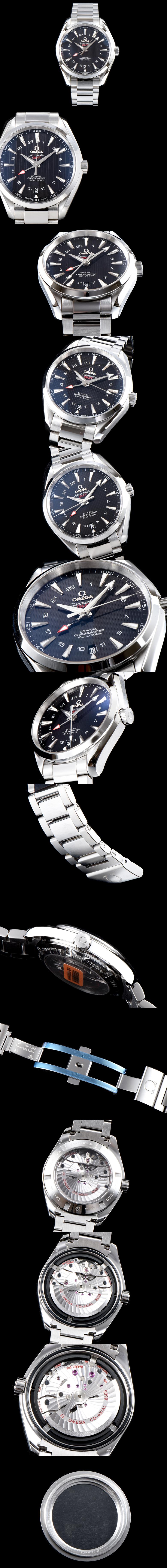 [OMEGA]오메가 아쿠아테라 GMT-10 수정형 231.10.43.22.01.001