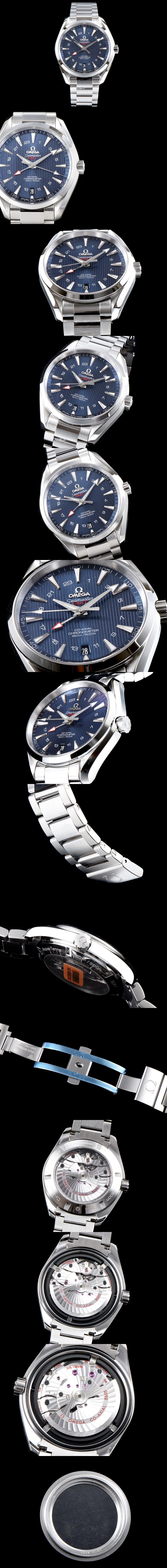 [OMEGA]오메가 아쿠아테라 GMT-11 수정형 231.10.43.22.03.001