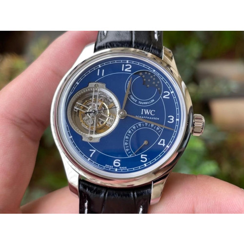 IWC 아이더블유씨  포르투기저 뚜르비옹 150주년 한정판 블루다이얼