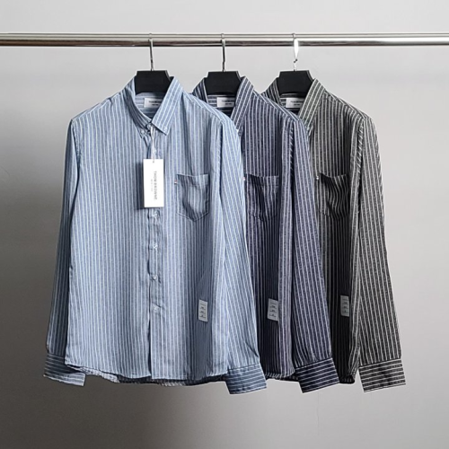 COMME DES GARCONS 꼼데가르송 화이트와펜 스트라이프 셔츠