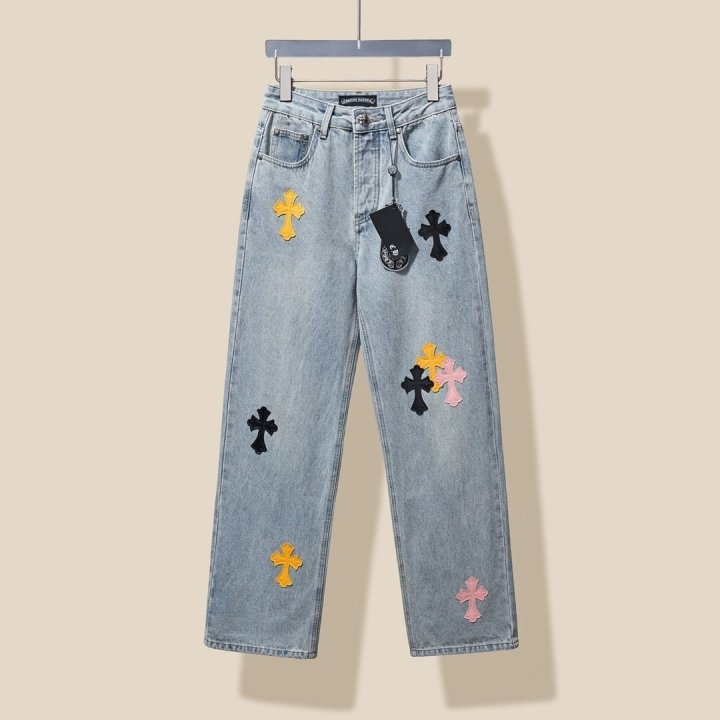 Chrome Hearts.크롬하츠 24FW 칼라 패치 스트레이트 팬츠