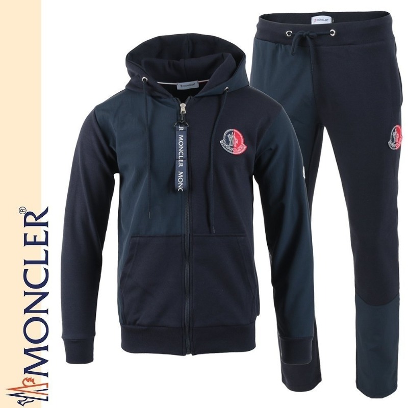 MONCLER 몽클레어 24FW 언발 패치 후드 집업 셋트