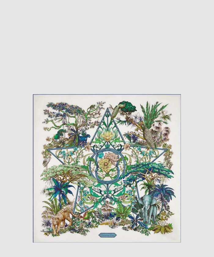 디올 Etoile de Voyage 90 스퀘어 스카프 34YAN